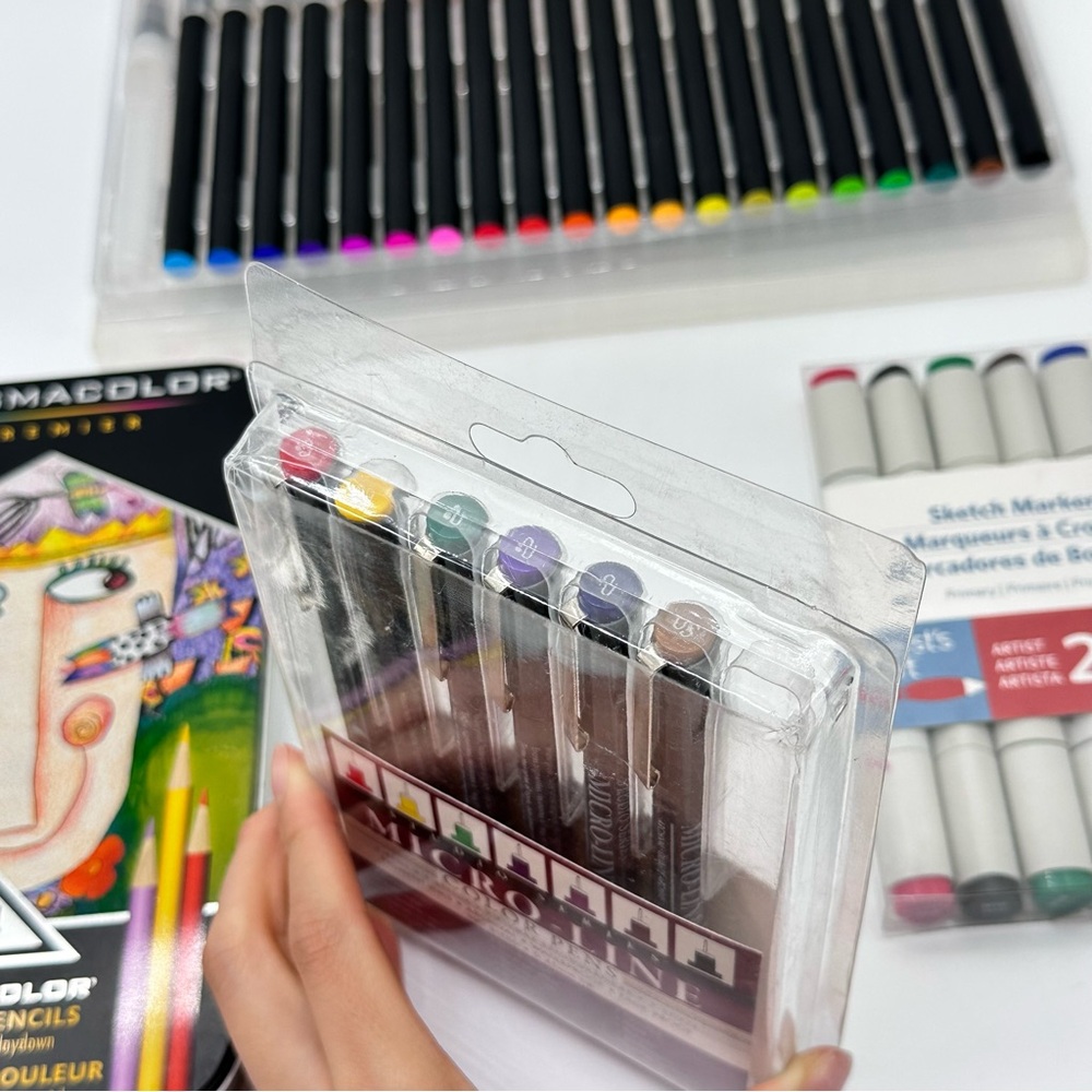 Colored Pencils and Watercolor Art Supplies Bundle Set - Picture 3 of 15